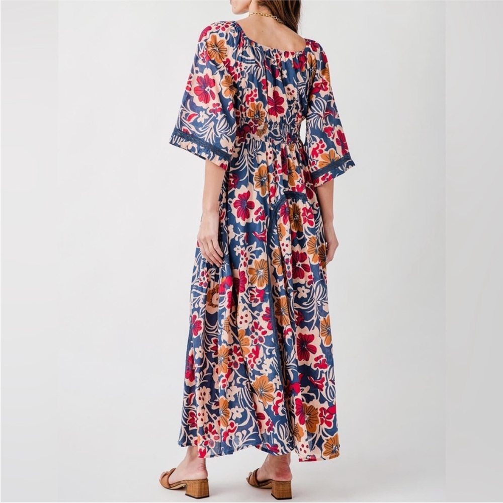 Free People Dixie Printed Floral Maxi Dress - Picture 3 of 9